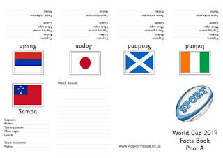 Rugby World Cup 2019 Pool Booklets