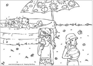 Seasonal Colouring Pages