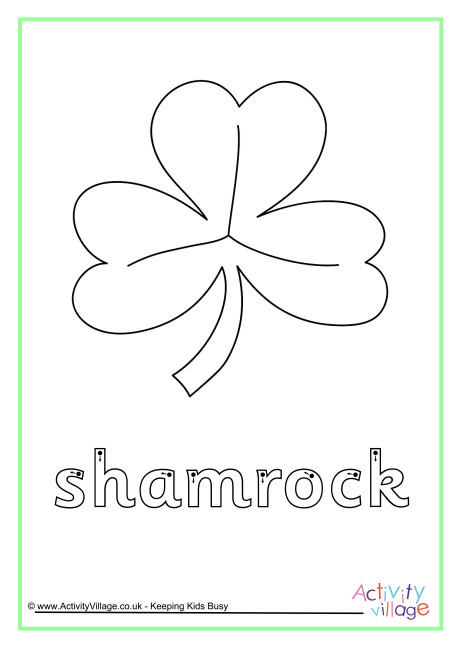Shamrock Finger Tracing
