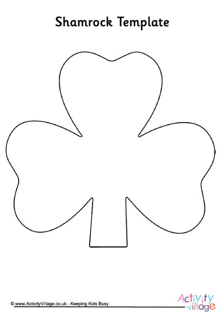 Shamrock Template 2