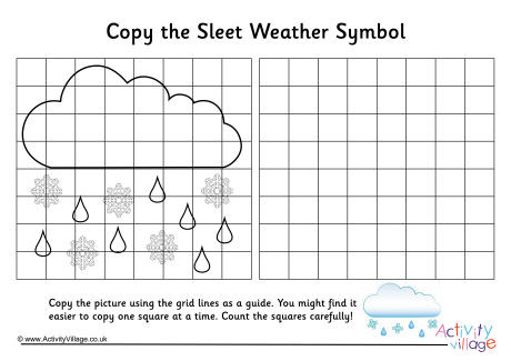 Sleet Weather Symbol Grid Copy