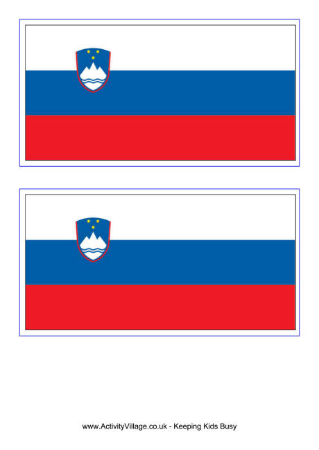 Slovenia flag printable