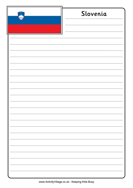 Slovenia notebooking page