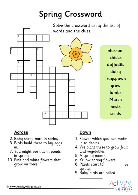 spring-crossword