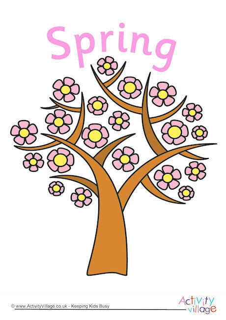 Spring Tree Poster