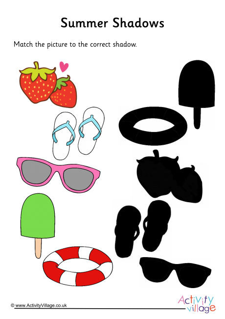 Summer Shadow Puzzle