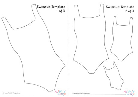 Swimsuit template