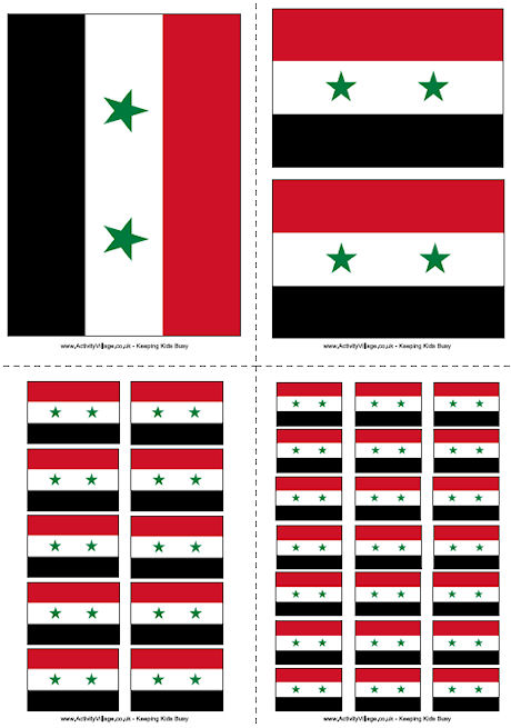 Download Syria Flag Printable