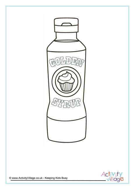 Syrup Colouring Page