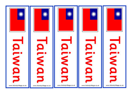 Taiwan bookmarks