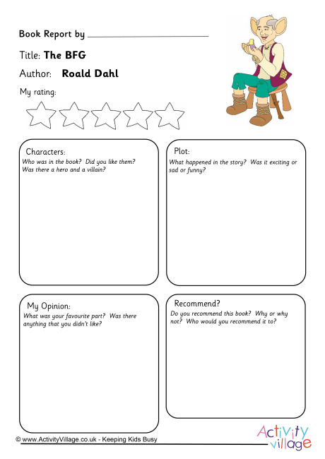 The BFG book report