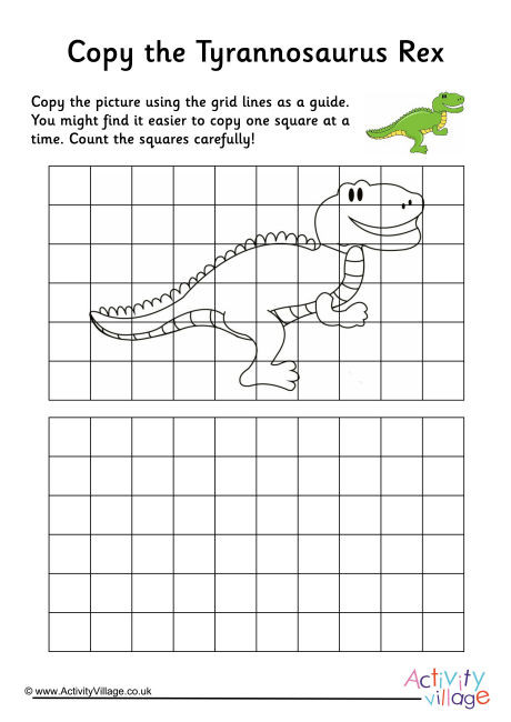 Tyrannosaurus Grid Copy