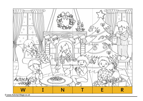 Winter Spelling Jigsaw 2