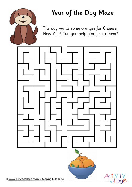 year of the dog maze 2