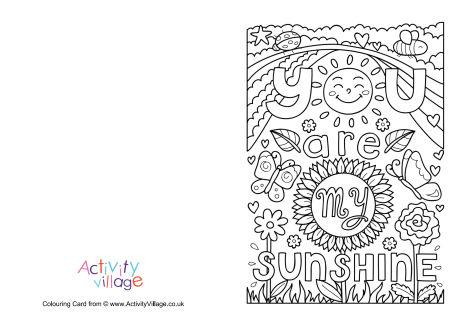 76 Coloring Pages You Are My Sunshine , Free HD Download