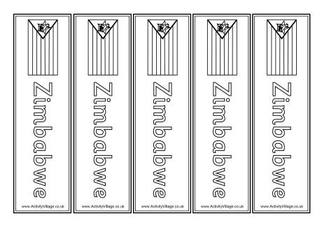 Zimbabwe bookmarks
