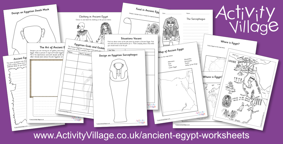 Adding Brand New Ancient Egypt Worksheets