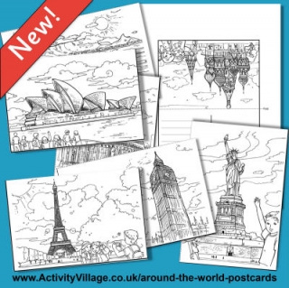 Travel Around the World by Postcard!