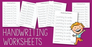 New! Create Your Own Handwriting Worksheets...