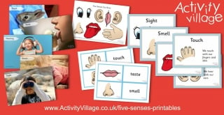 Introducing Our New Five Senses Printables