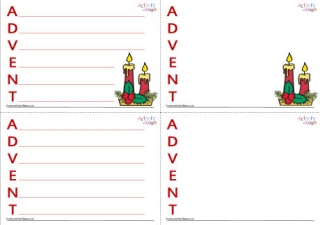 Advent Acrostic Poem Printable