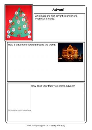 Advent Worksheet 2