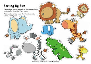 African Animal Worksheets