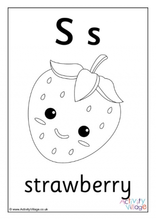 letter s coloring pages