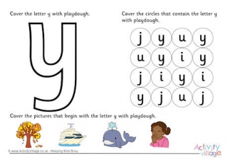 letter y printables