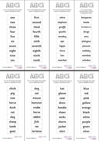 hot to put a list in alphabetical order in word writer