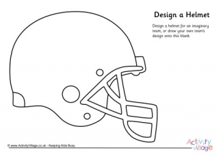 create your own football helmet for fun