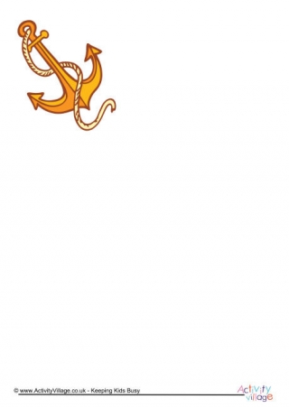Anchor Writing Paper