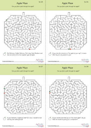 Apple Mazes - Hard