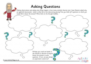 Asking Questions Worksheet