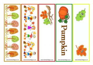 Autumn Bookmarks Mixed
