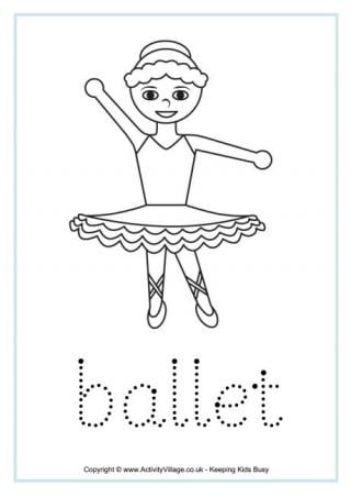 Ballet Worksheets