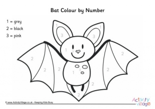 Bat Colour by Number