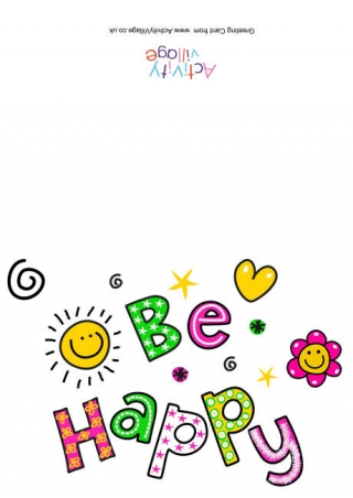Be Happy Card