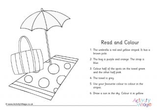 Beach Read and Colour