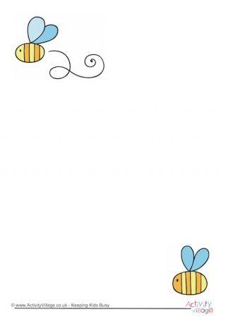 Bee Writing Paper 2