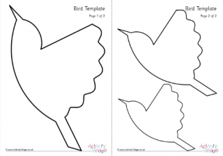 bird templates for kids crafts