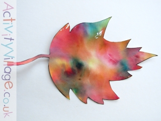 Autumn Leaf Collage