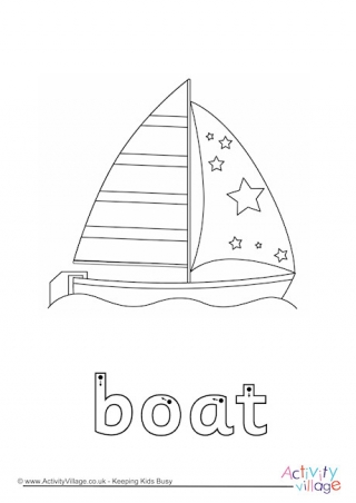 Boat Finger Tracing