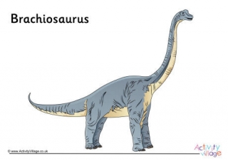Brachiosaurus Poster