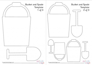 bucket template for kids