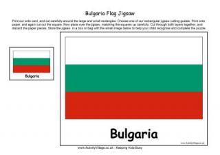 Download Bulgaria Flag Colouring Page