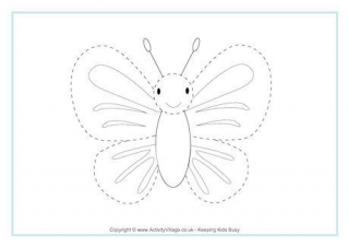 Butterfly Tracing Page
