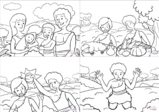 Bible Colouring Pages