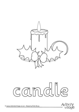 Candle Finger Tracing