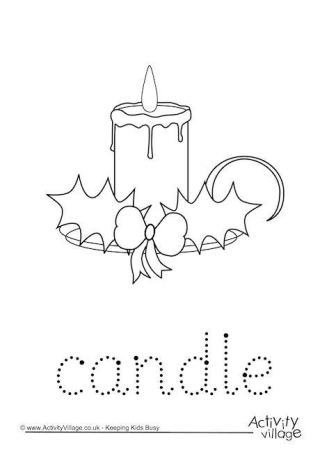 Candle Word Tracing